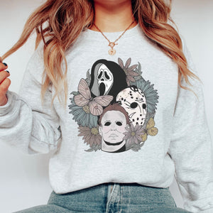 Copy of No you hang up Scream Halloween Sweatshirt SHOP ALMOND BUTTERFLY